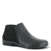 Peltz Shoes  Women's Naot Helm Boot BLACK Leather / Black Suede 26030-N74