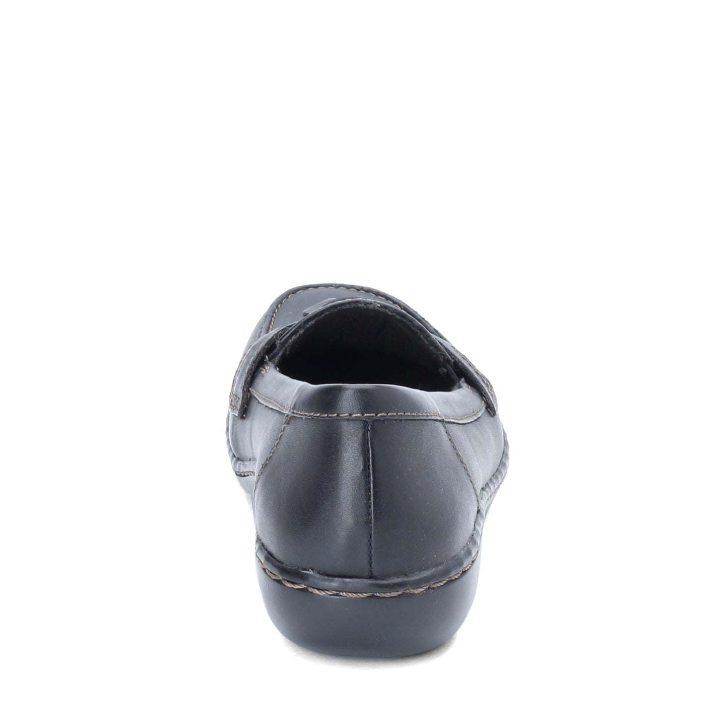 Peltz Shoes  Women's Clarks Ashland Bubble Loafer BLACK 26067331