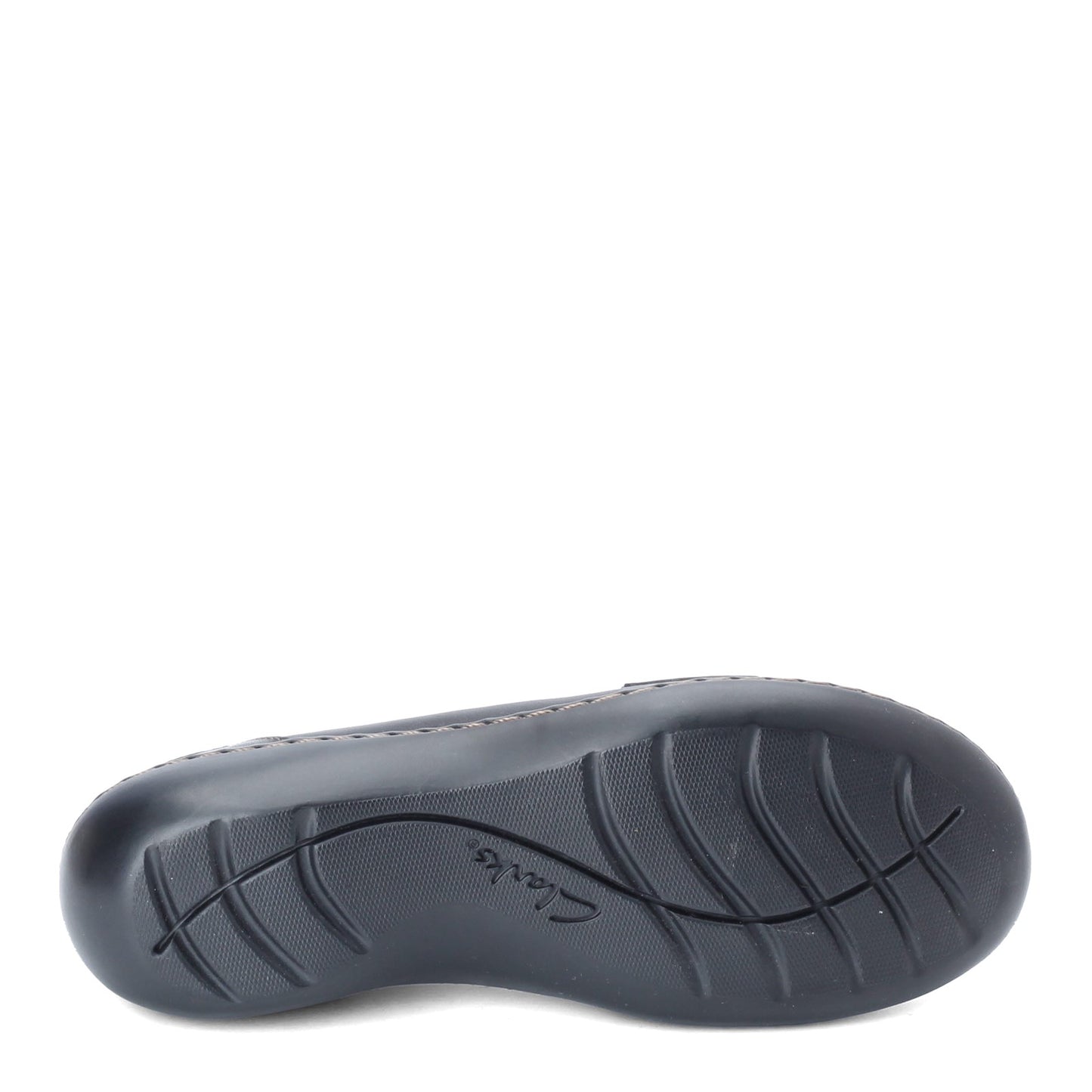 Peltz Shoes  Women's Clarks Ashland Bubble Loafer BLACK 26067331