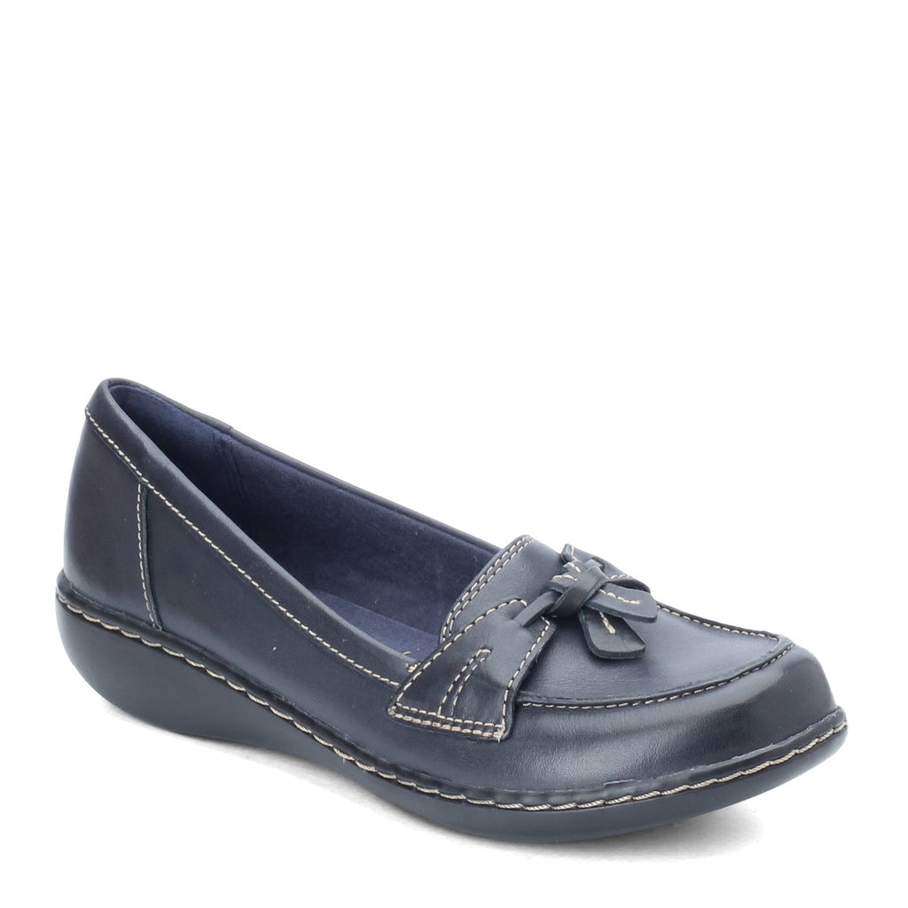 Women's Clarks Ashland Bubble Loafer NAVY 26067332