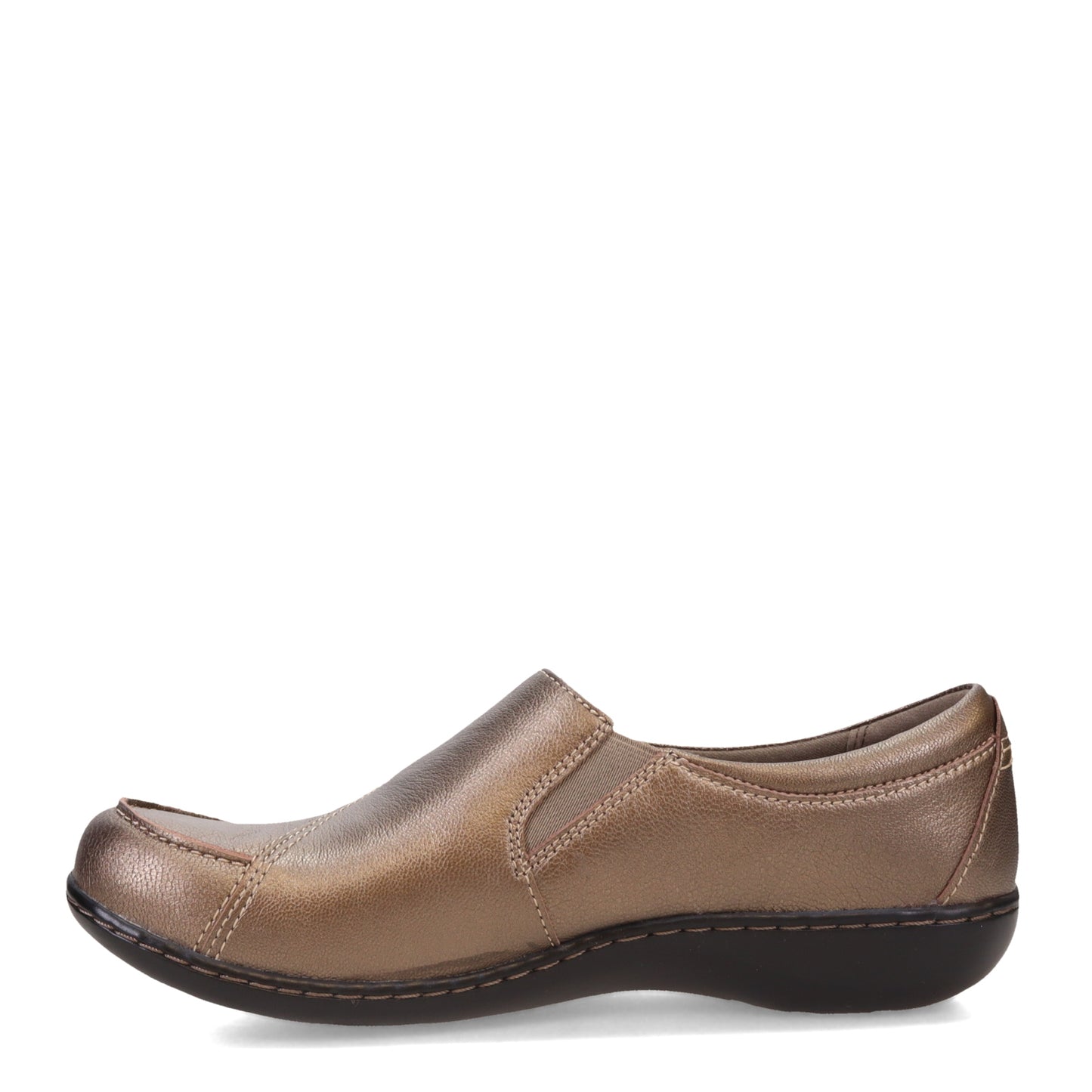Peltz Shoes  Women's Clarks Ashland Lane Q Slip-On PEWTER 26068766