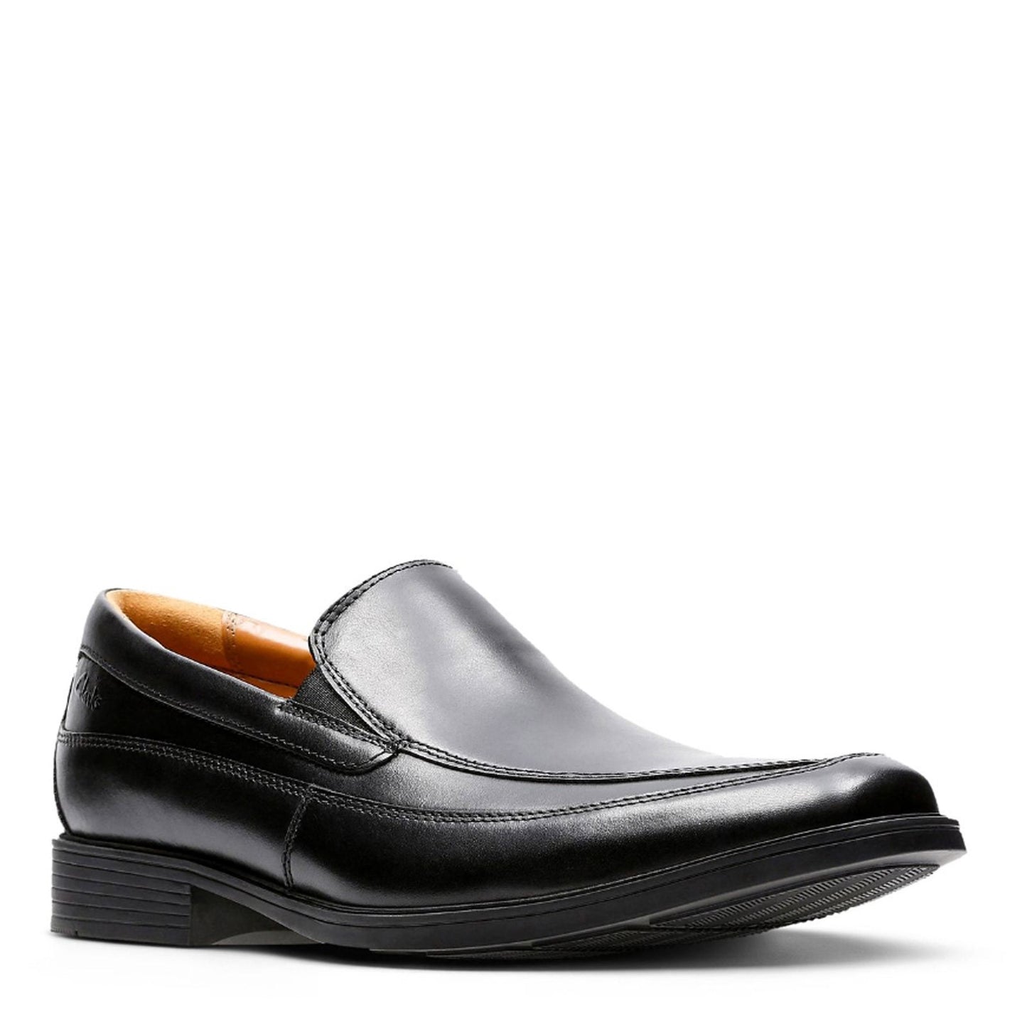 Peltz Shoes  Men's Clarks Tilden Free Slip-On Loafer BLACK 26110312