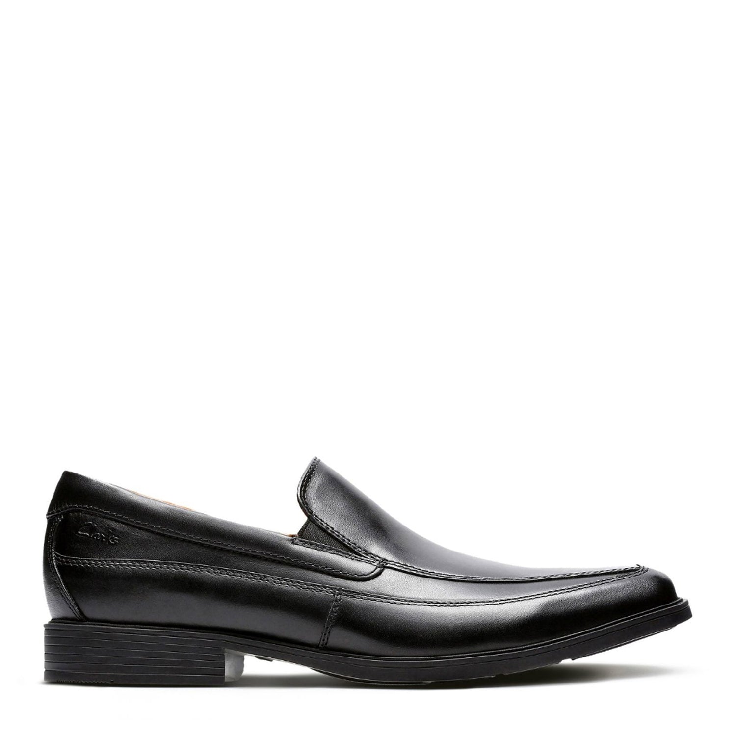 Peltz Shoes  Men's Clarks Tilden Free Slip-On Loafer BLACK 26110312