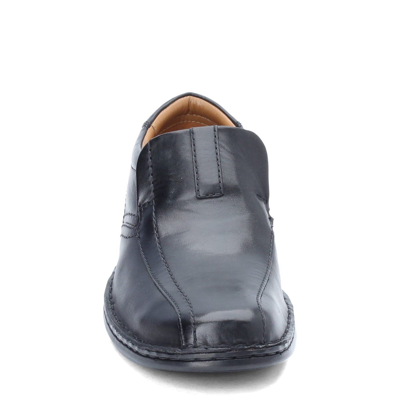 Peltz Shoes  Men's Clarks Escalade Step Loafer BLACK 26113918