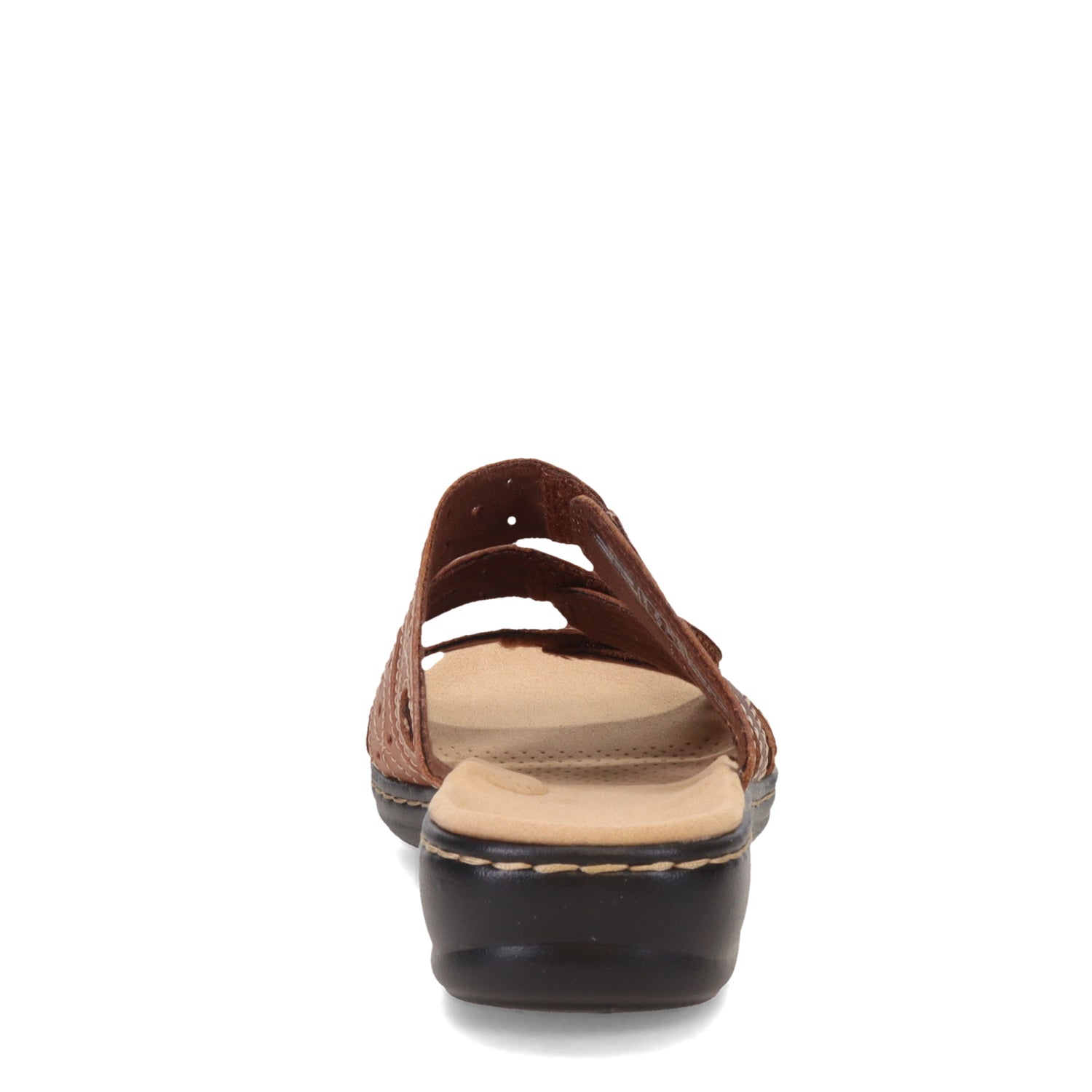 Peltz Shoes  Women's Clarks Leisa Cacti Sandal BROWN 26117619