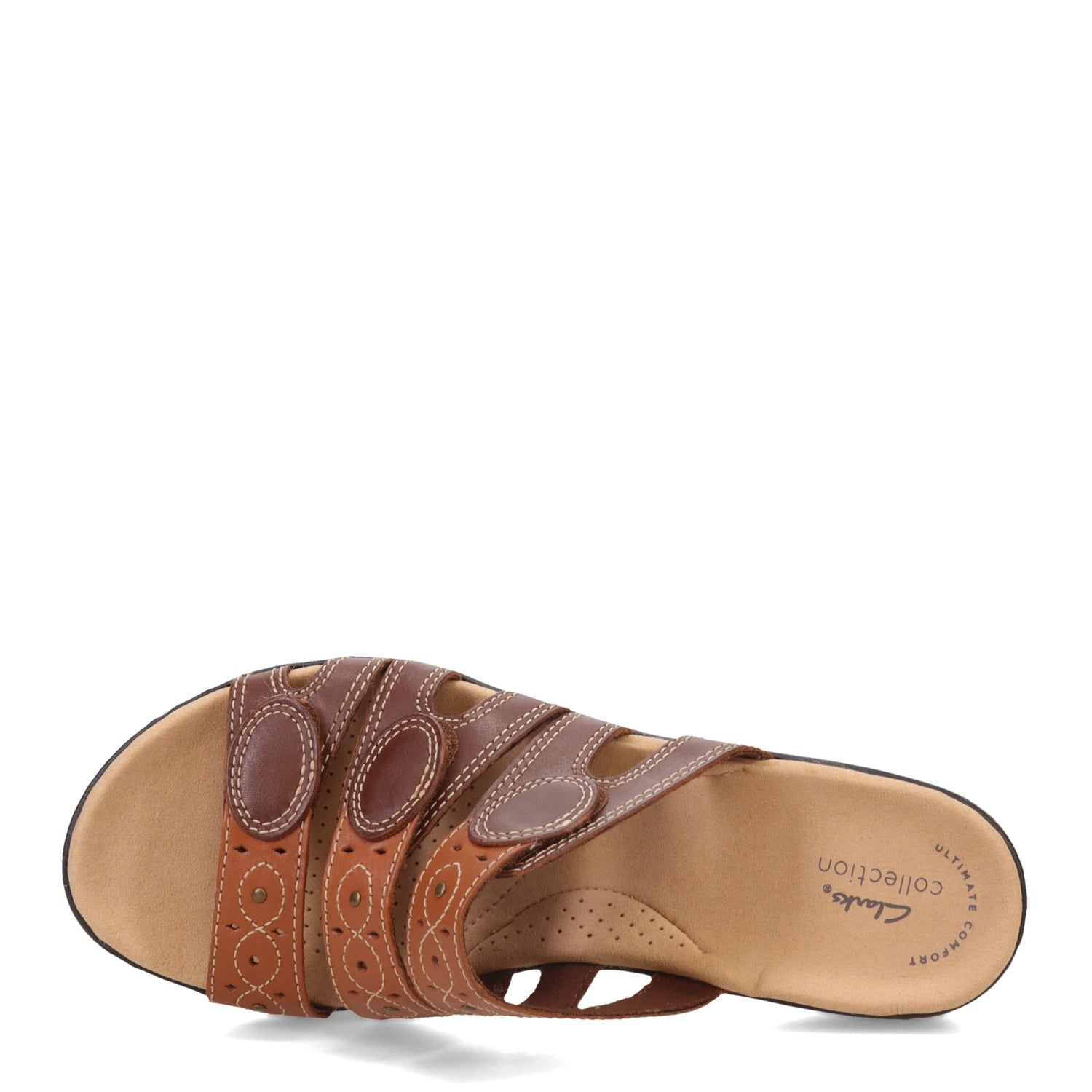 Peltz Shoes  Women's Clarks Leisa Cacti Sandal BROWN 26117619