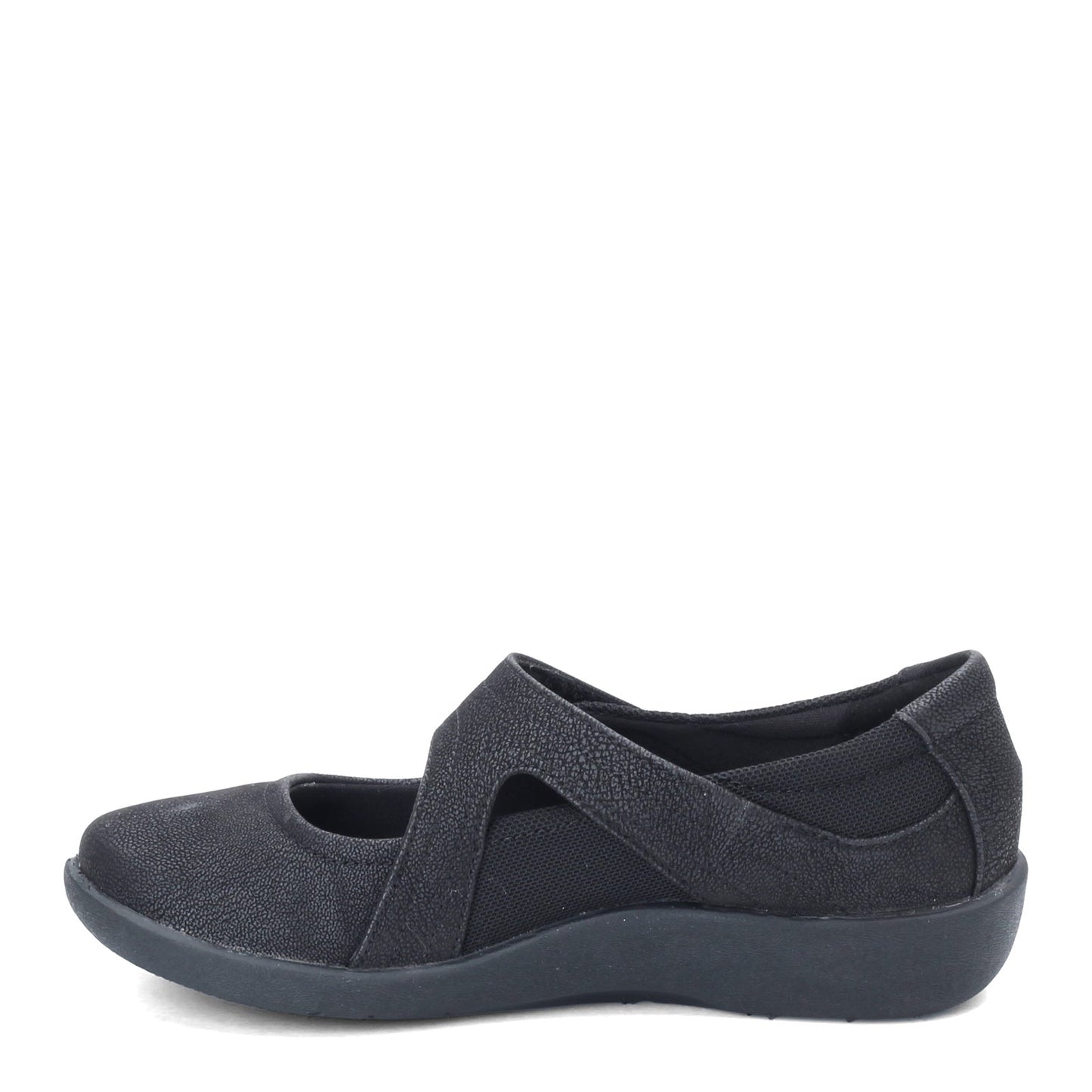 Peltz Shoes  Women's Clarks Sillian Bella Slip-On BLACK 26121457