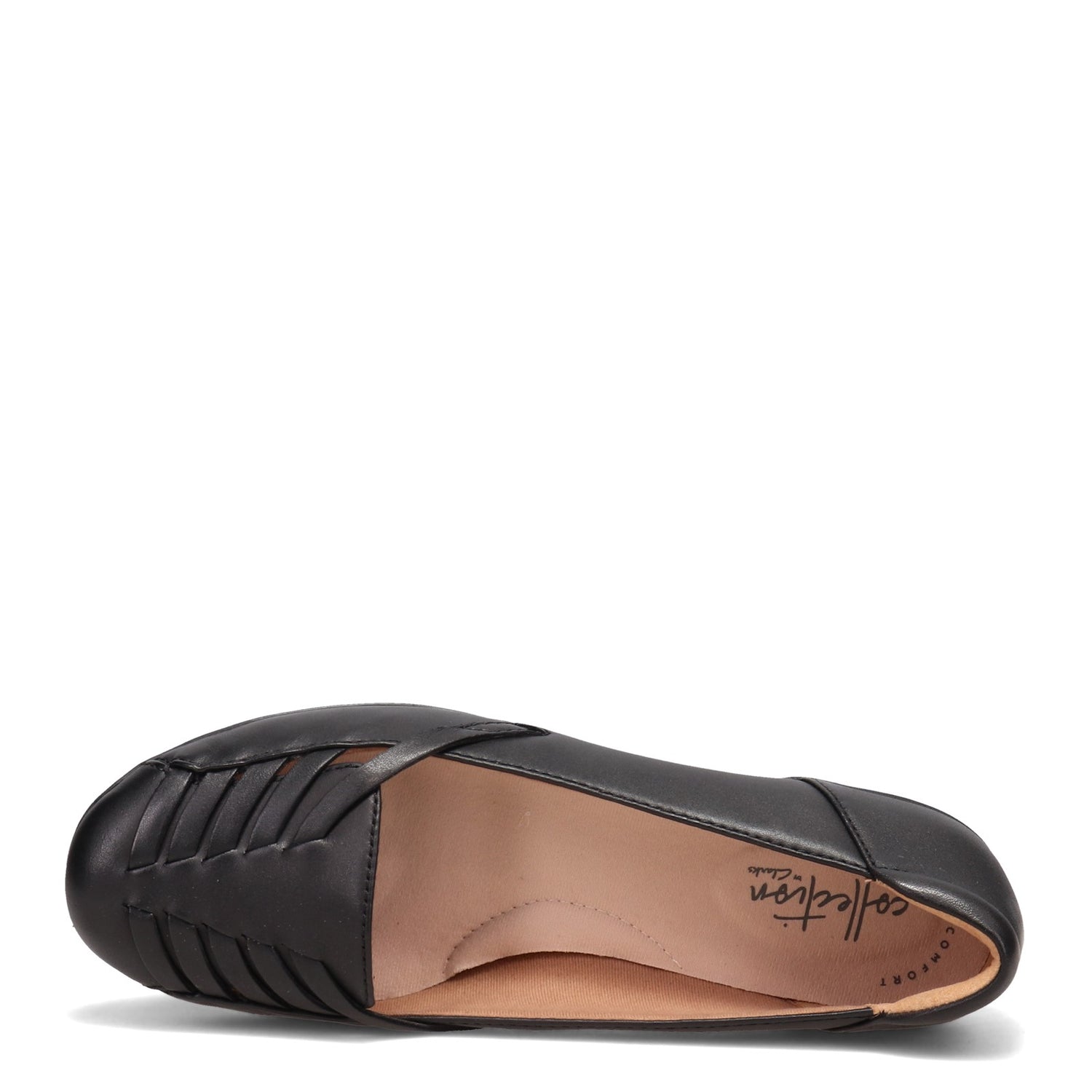 Peltz Shoes  Women's Clarks Gracelin Gemma Flat BLACK 26125289