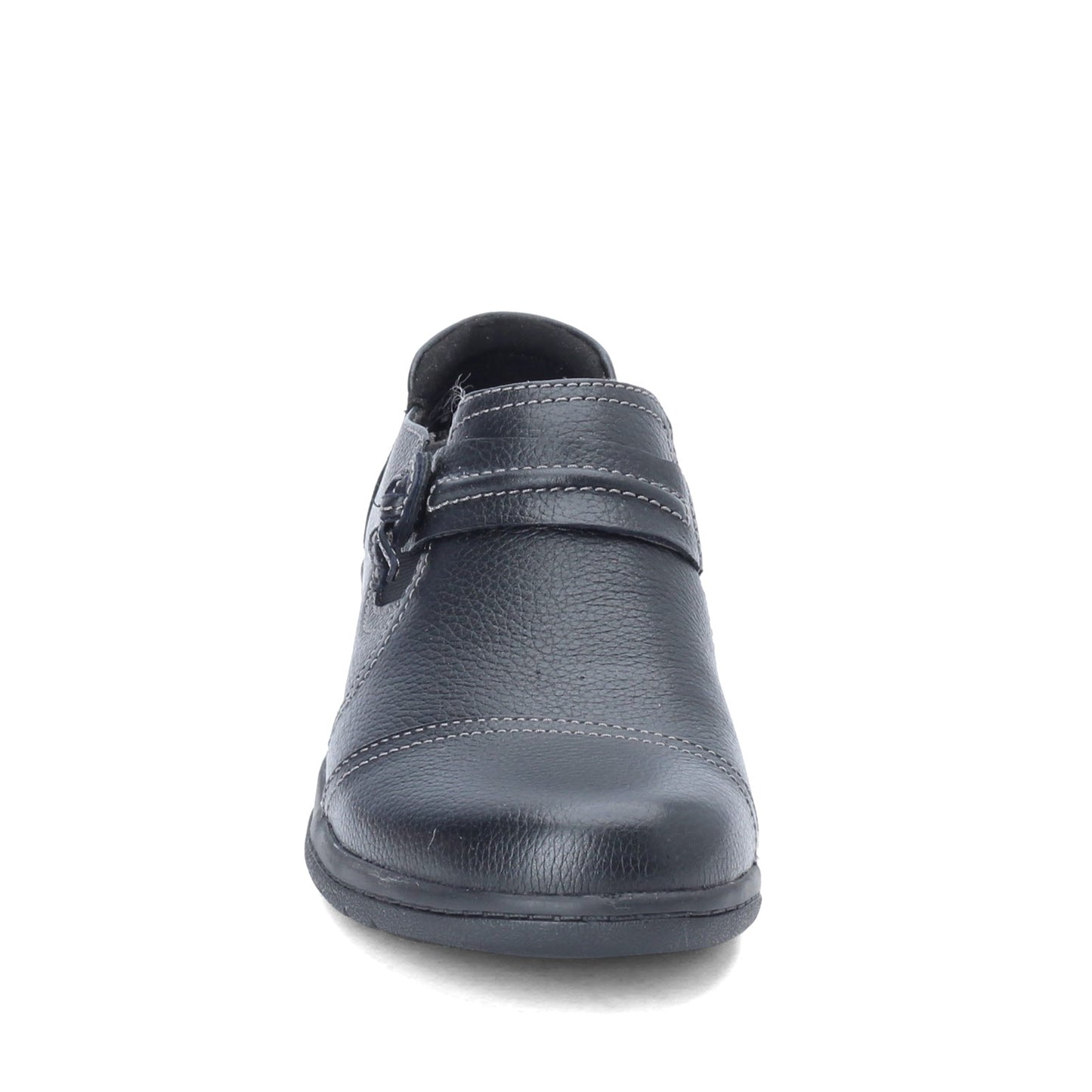 Peltz Shoes  Women's Clarks Cheyn Madi Slip-On BLACK TUMBLED 26128930