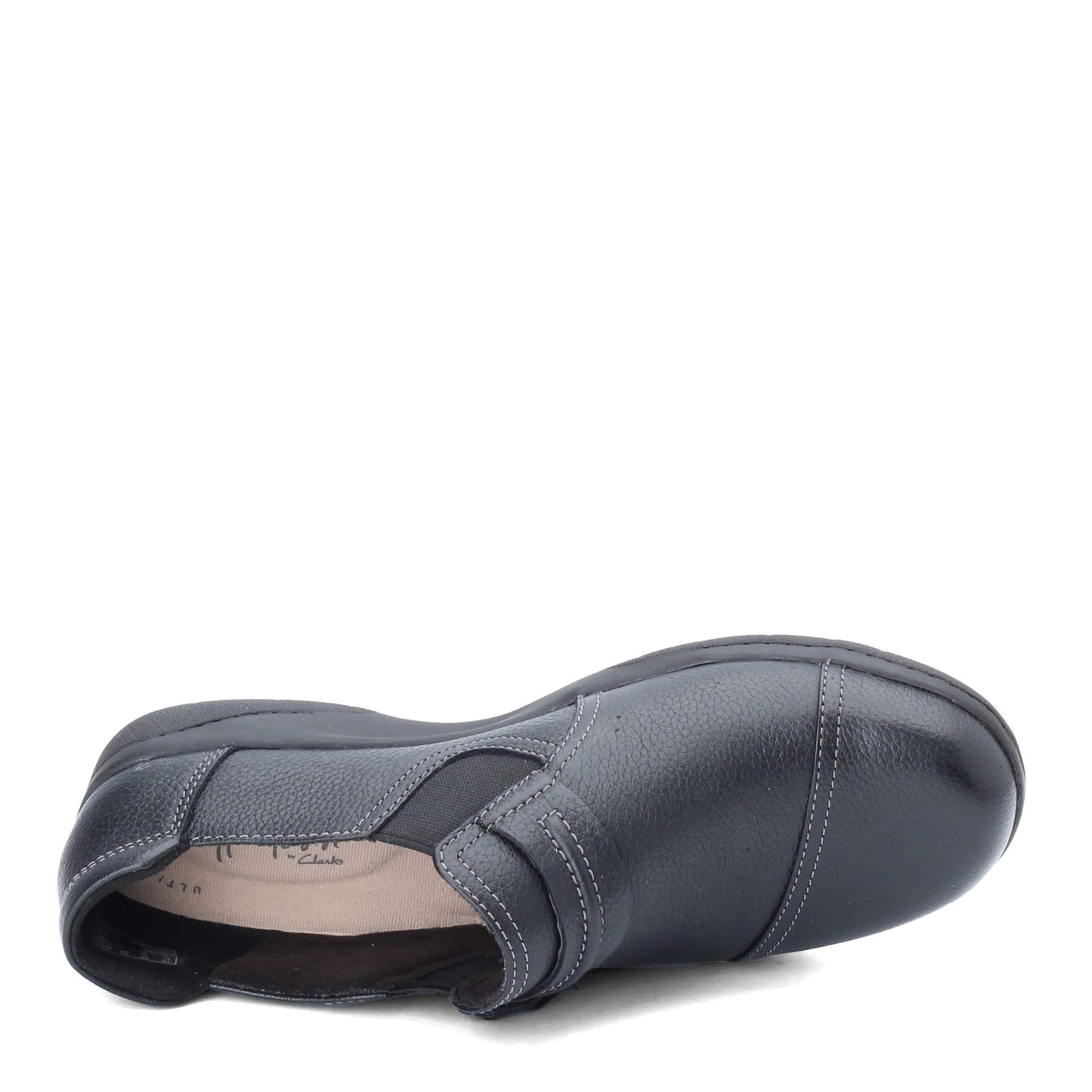Peltz Shoes  Women's Clarks Cheyn Madi Slip-On BLACK TUMBLED 26128930