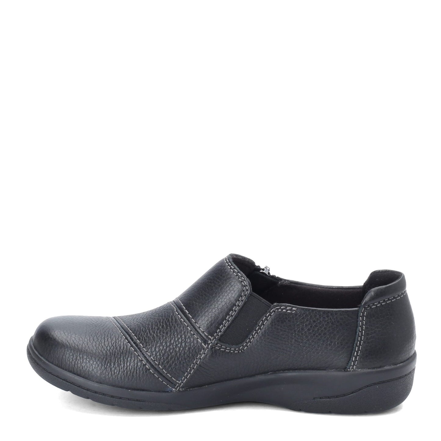 Peltz Shoes  Women's Clarks Cheyn Clay Loafer BLACK 26136741