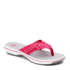 Peltz Shoes  Women's Clarks Breeze Sea Sandal ROSE 26141200