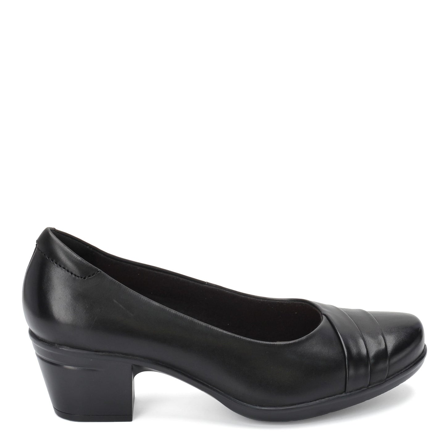 Peltz Shoes  Women's Clarks Emslie Mae Pump BLACK 26142354