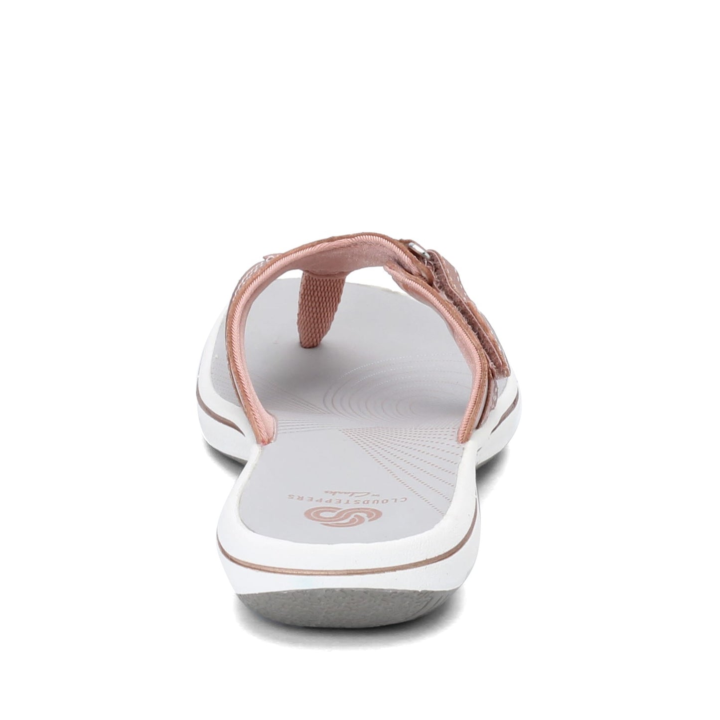 Peltz Shoes  Women's Clarks Breeze Sea Sandal ROSE GOLD 26142608