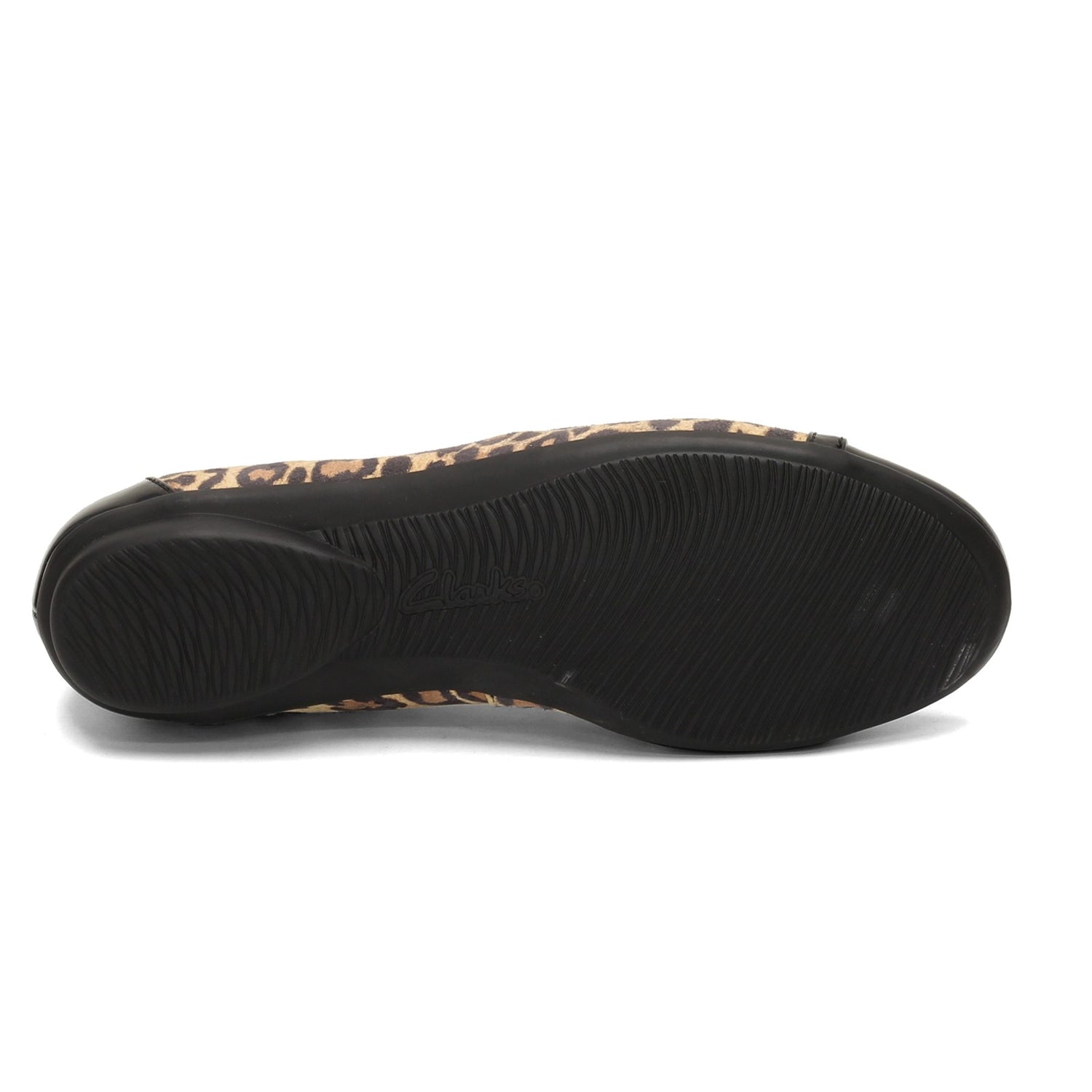 Peltz Shoes  Women's Clarks Gracelin Wind Flat LEOPARD 26146705