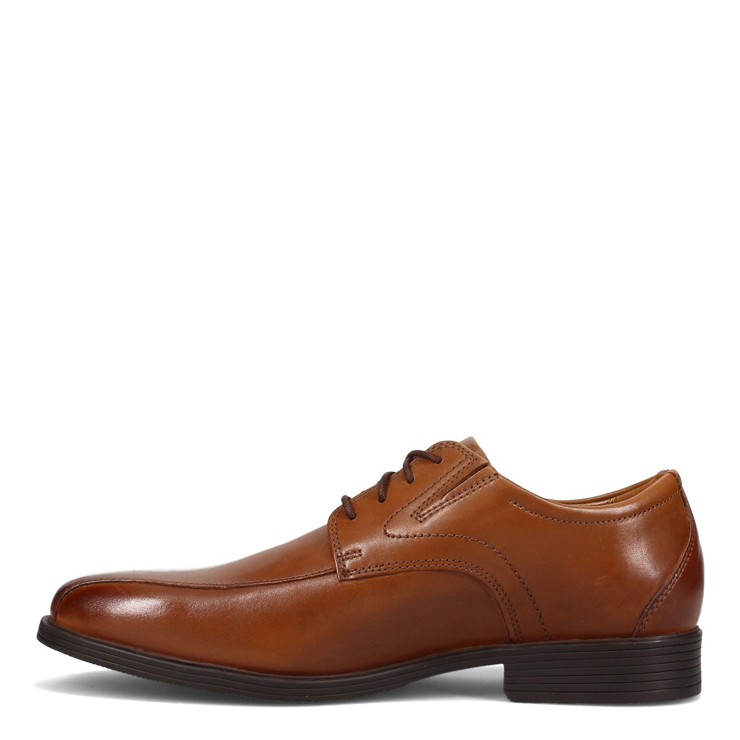 Peltz Shoes  Men's Clarks Whiddon Pace Oxford DARK TAN 26152908