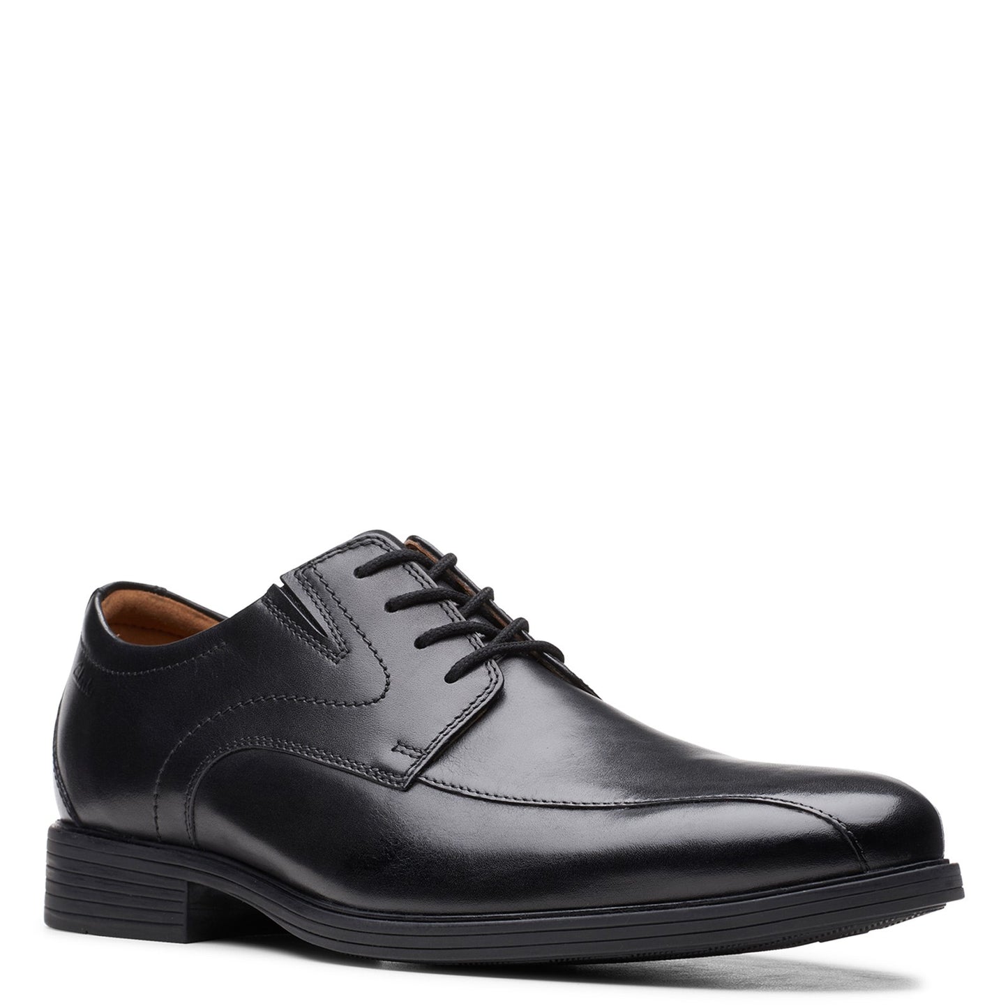 Peltz Shoes  Men's Clarks Whiddon Pace Oxford BLACK 26152909