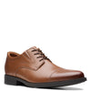 Peltz Shoes  Men's Clarks Whiddon Cap Toe Oxford DARK TAN 26152913