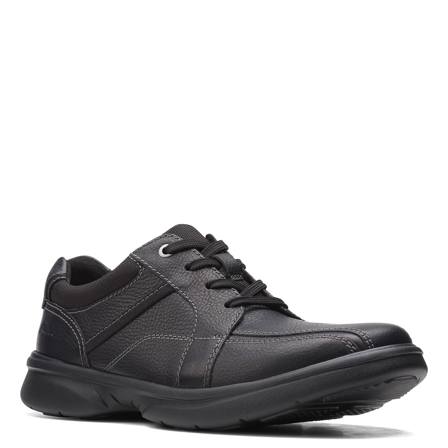 Peltz Shoes  Men's Clarks Bradley Walk Oxford BLACK 26153332