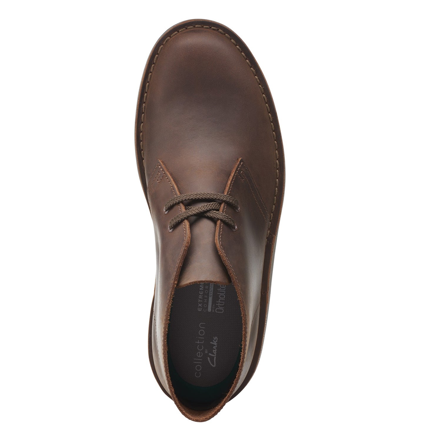 Peltz Shoes  Men's Clarks Bushacre 3 Chukka Boot DARK BROWN 26153532
