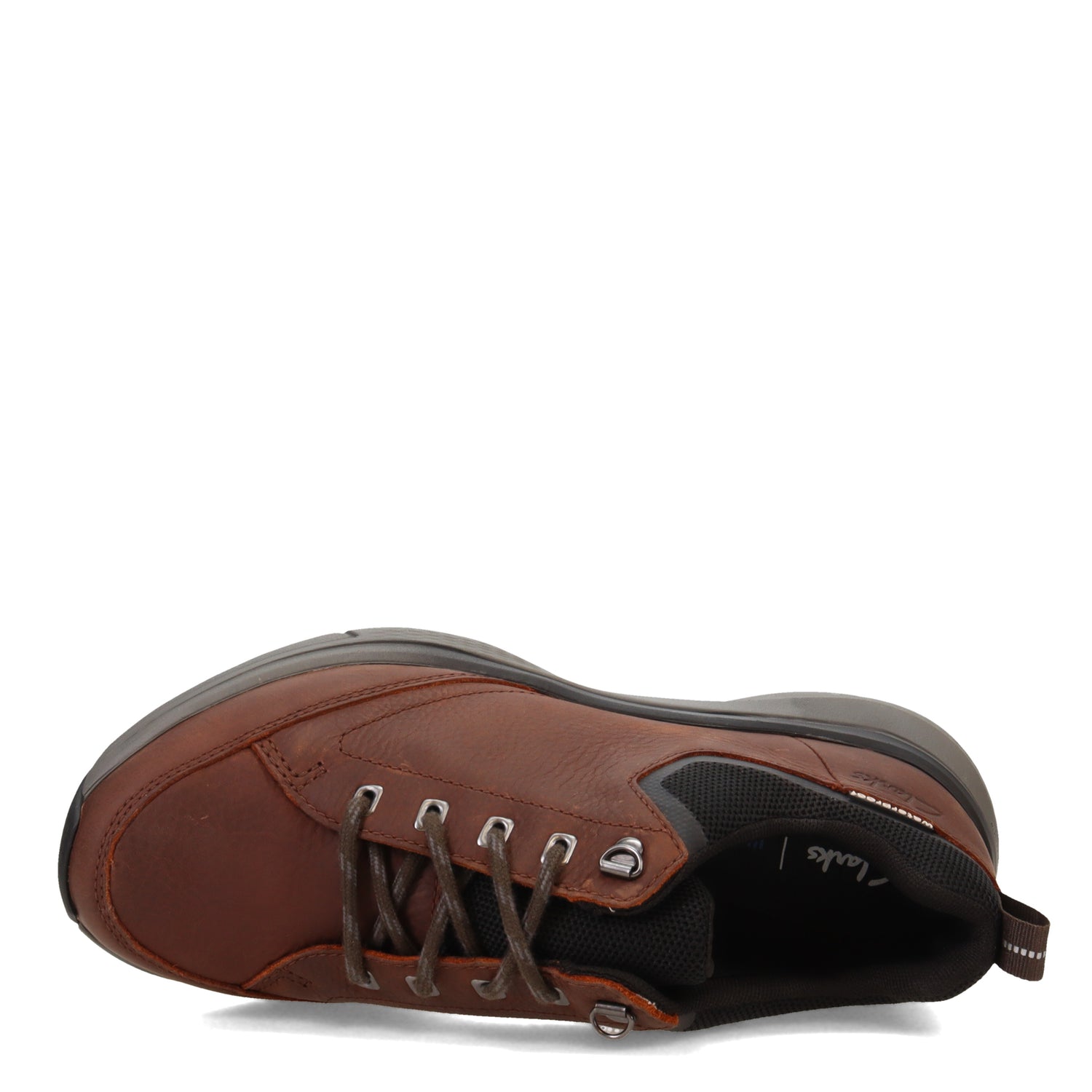 Peltz Shoes  Men's Clarks Wave 2.0 Vibe Oxford Brown 26155111