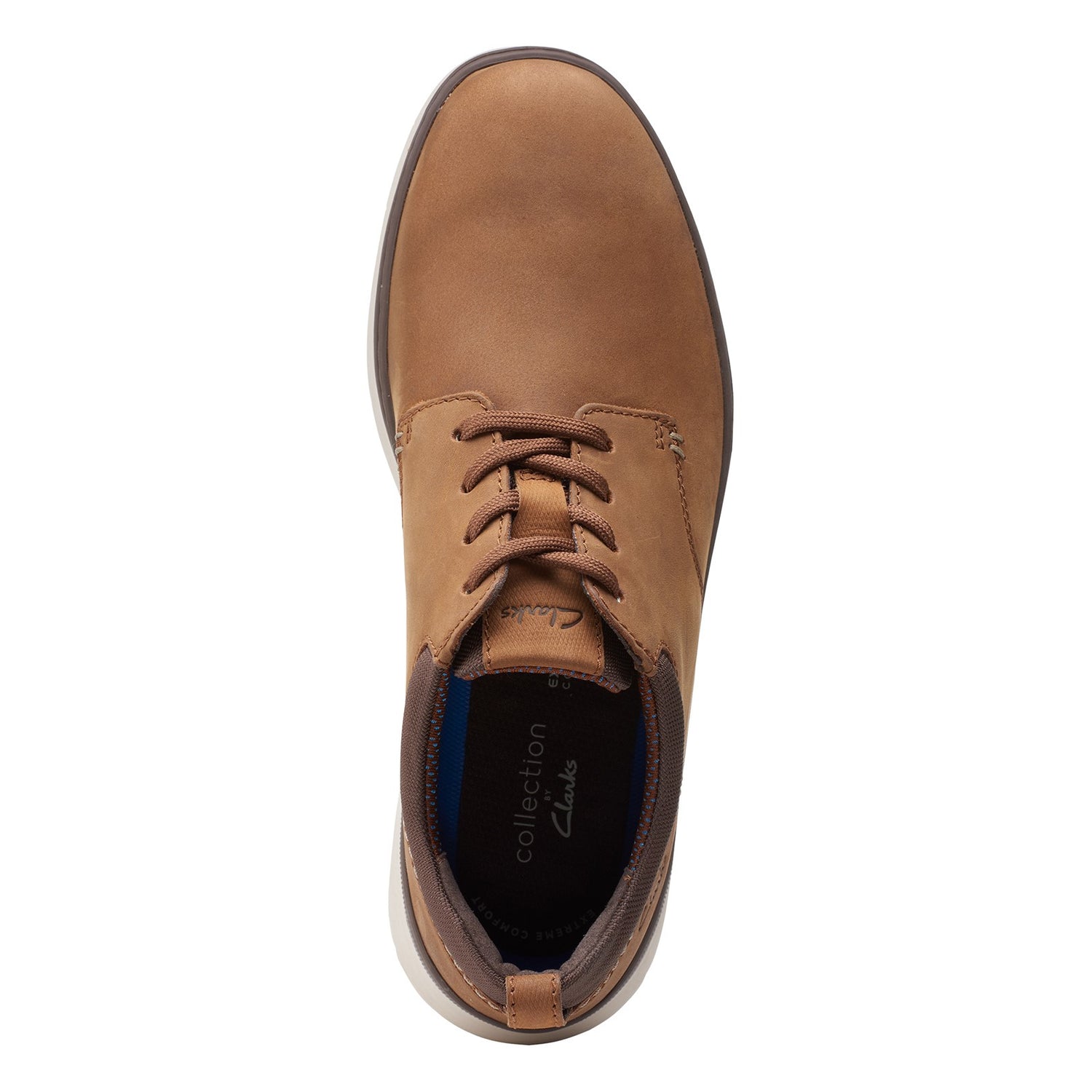 Peltz Shoes  Men's Clarks Braxin Low Oxford BEESWAX 26155721