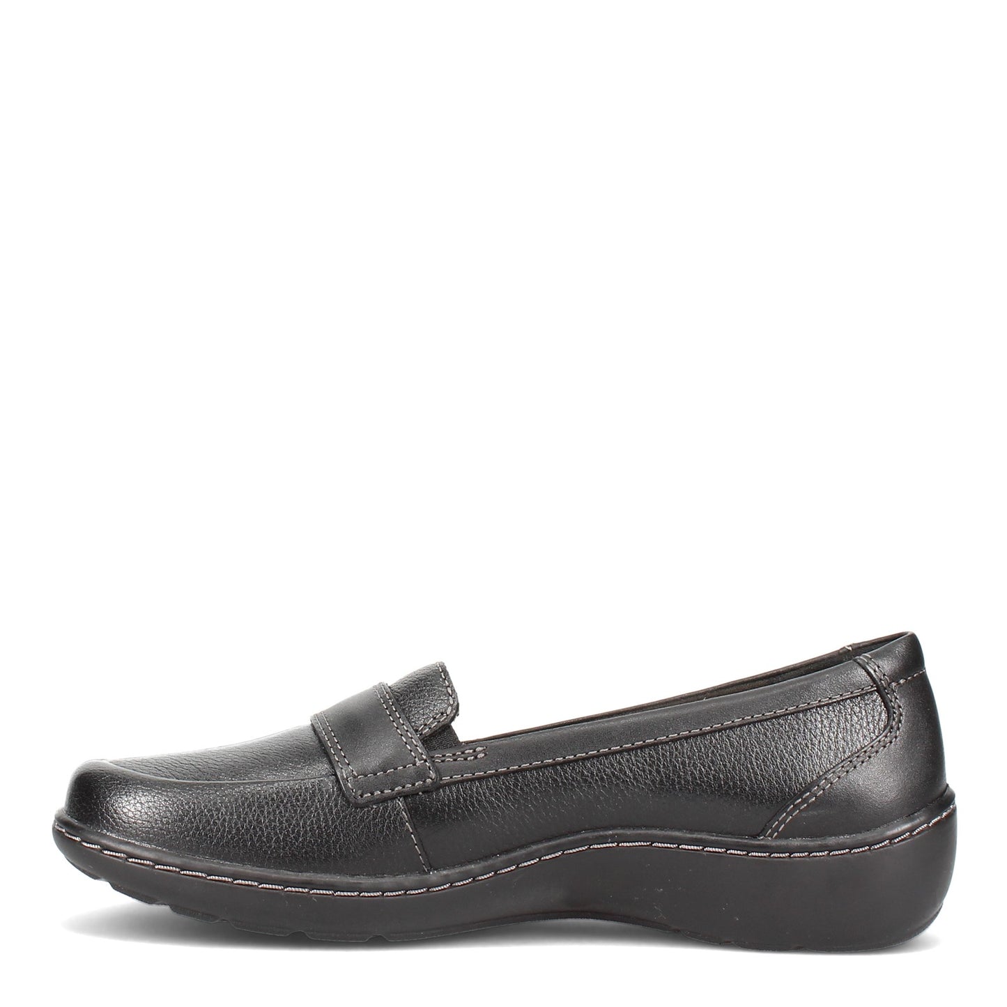 Peltz Shoes  Women's Clarks Cora Daisy Slip-On BLACK 26155772