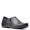 Peltz Shoes  Women's Clarks Cora Giny Slip-On BLACK SMOOTH 26155776