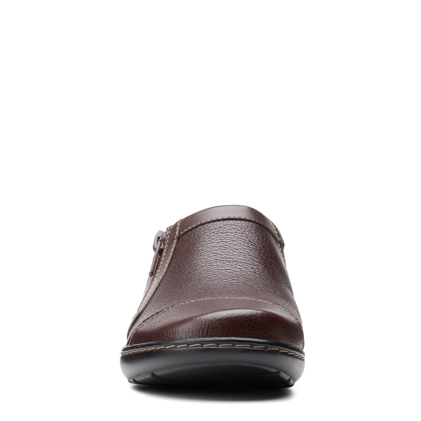 Peltz Shoes  Women's Clarks Cora Giny Slip-On DARK BROWN 26155777
