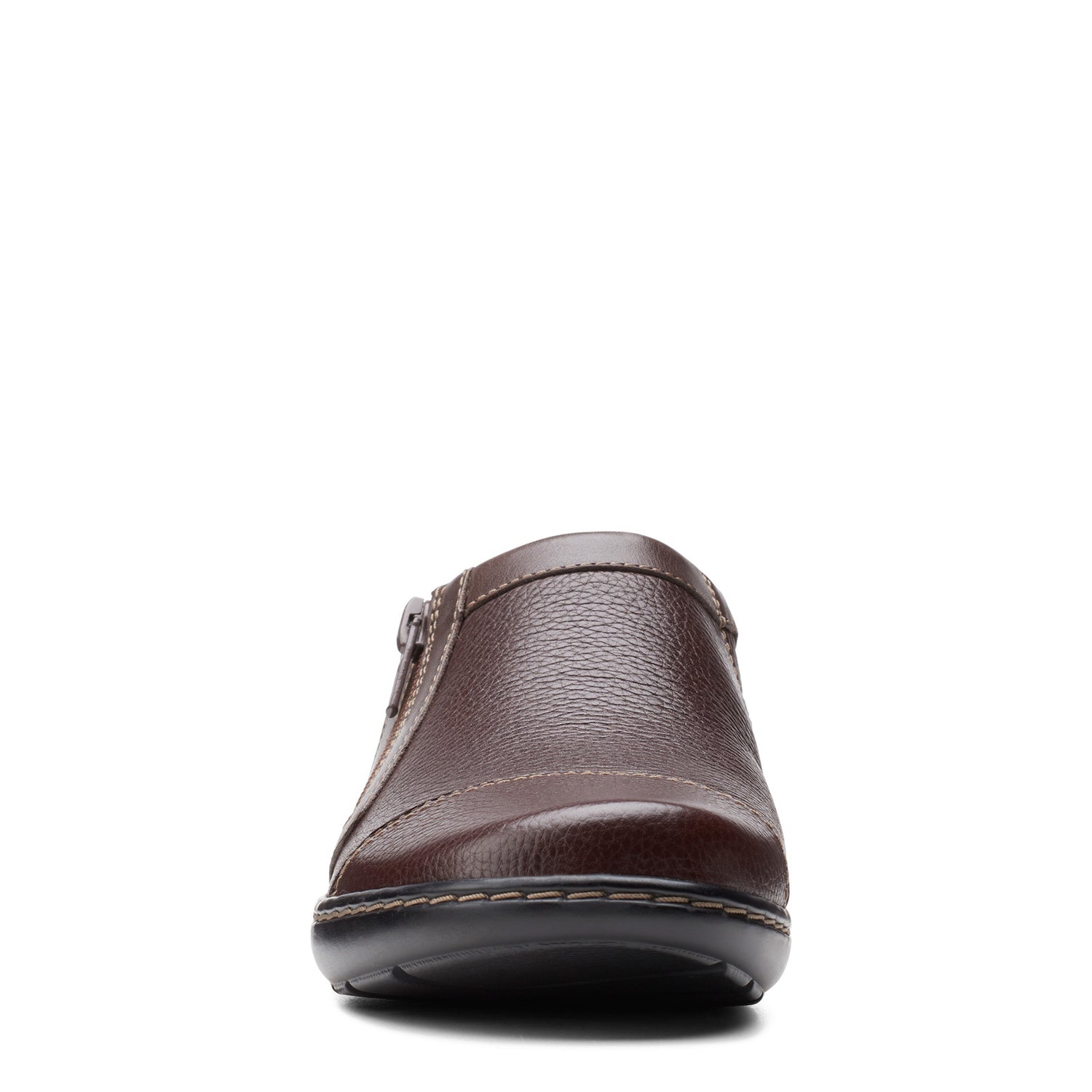 Peltz Shoes  Women's Clarks Cora Giny Slip-On DARK BROWN 26155777