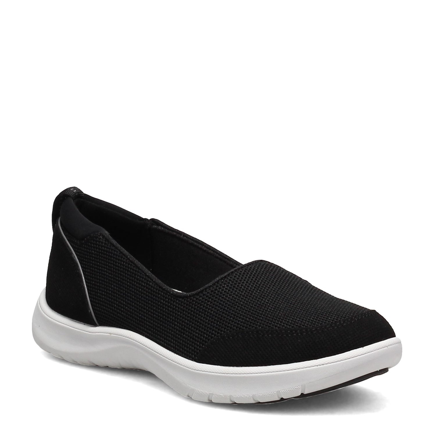 Peltz Shoes  Women's Clarks Adella Blush Slip-On BLACK 26156319