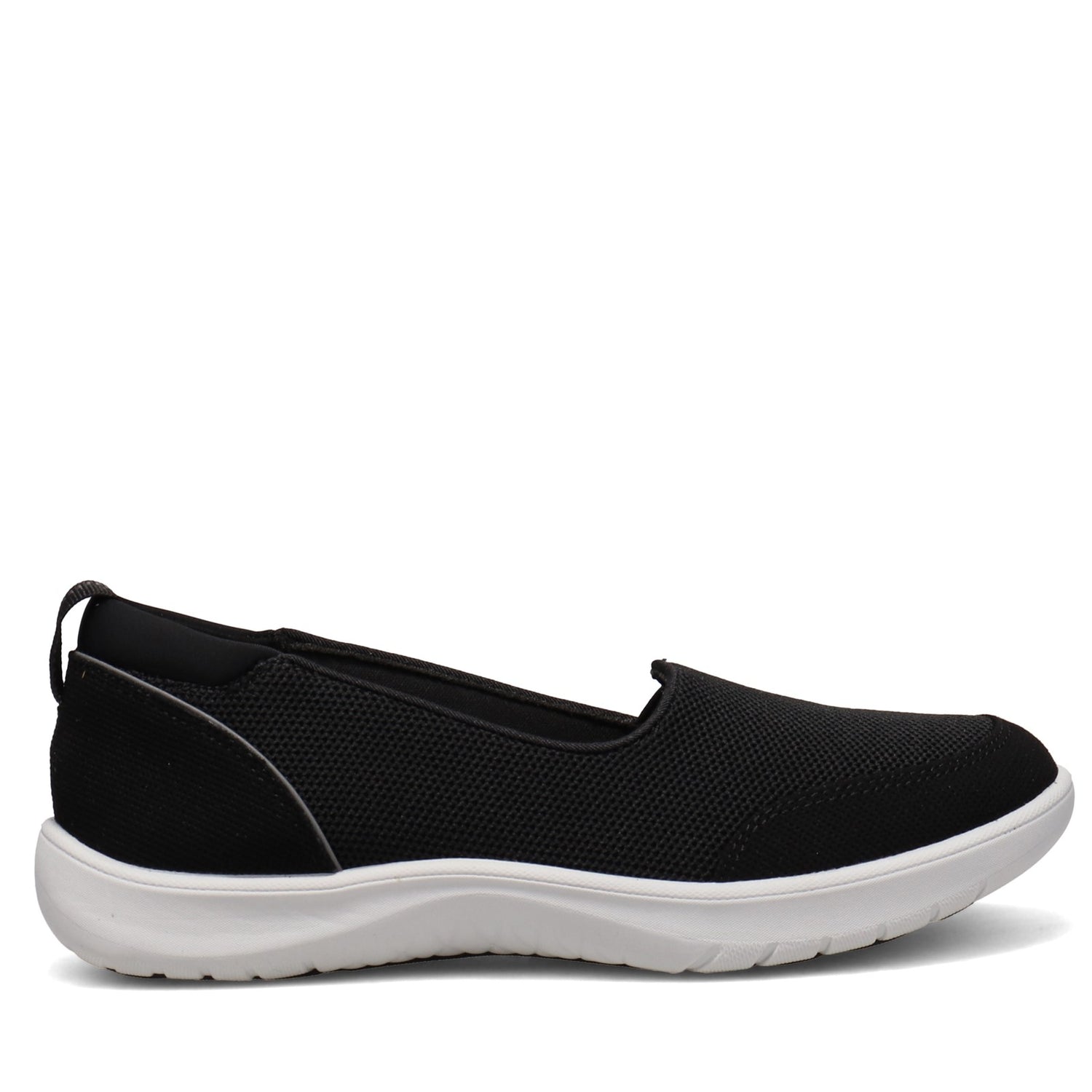 Peltz Shoes  Women's Clarks Adella Blush Slip-On BLACK 26156319