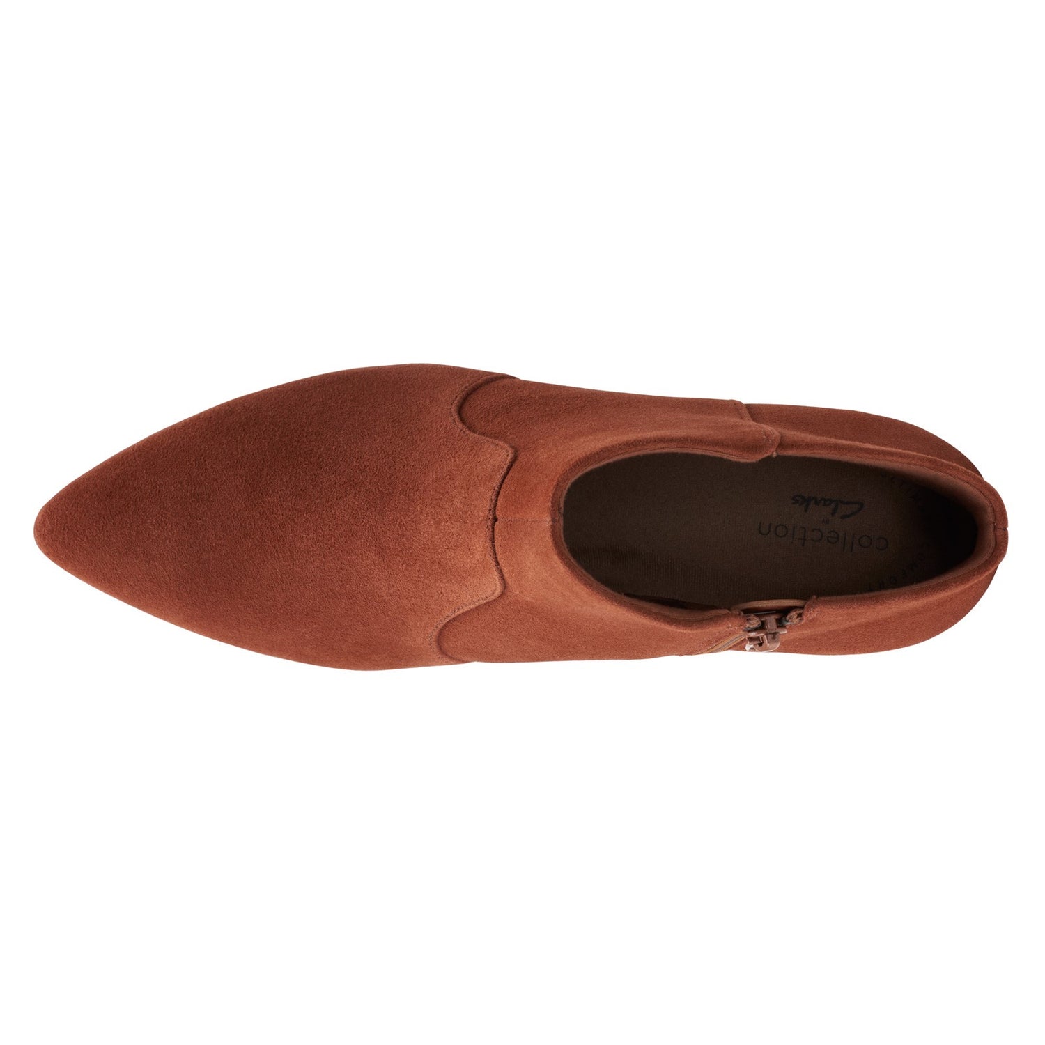 Peltz Shoes  Women's Clarks Linvale Judith Boot MAHOGANY 26156805