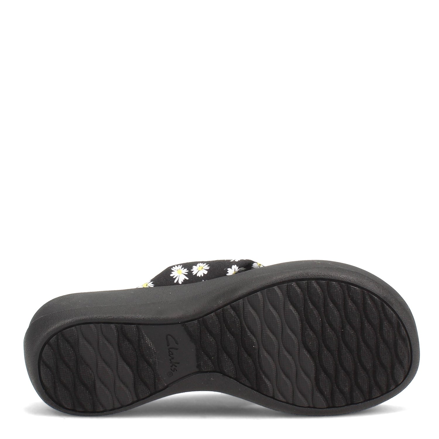Peltz Shoes  Women's Clarks Arla Glison Sandal BLACK FLORAL PRINT 26156957