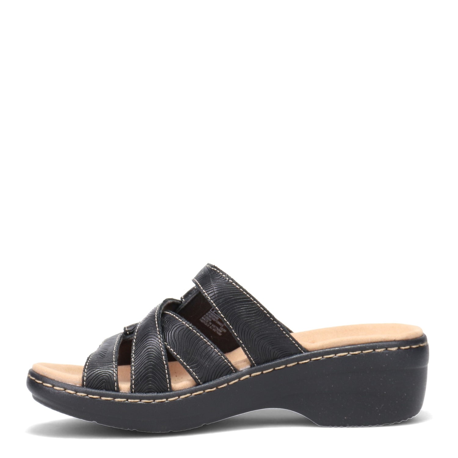 Peltz Shoes  Women's Clarks Merliah Karli Sandal BLACK 26158226