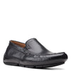 Peltz Shoes  Men's Clarks Markman Plain Loafer BLACK 26158707