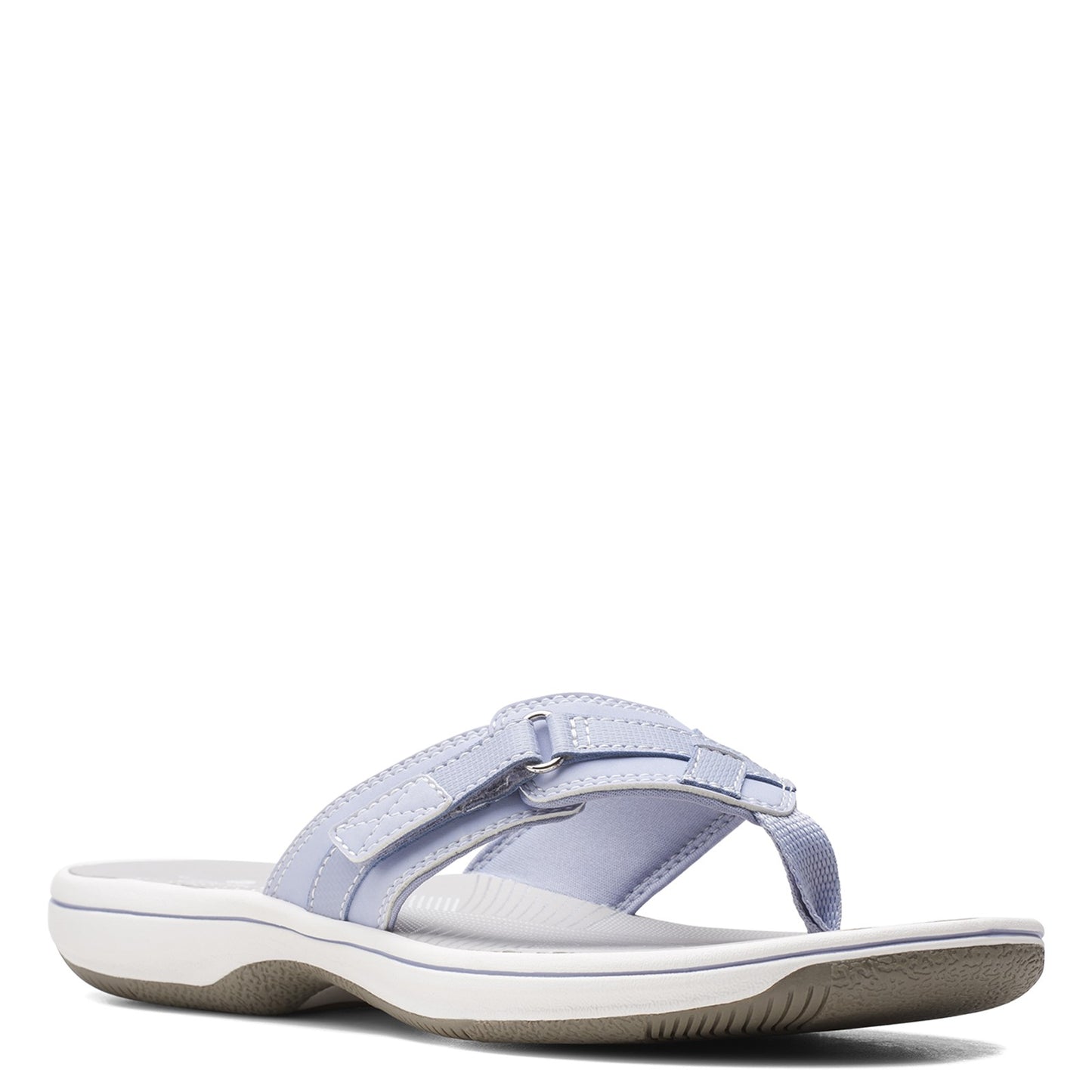 Peltz Shoes  Women's Clarks Breeze Sea Sandal LAVENDER 26158712
