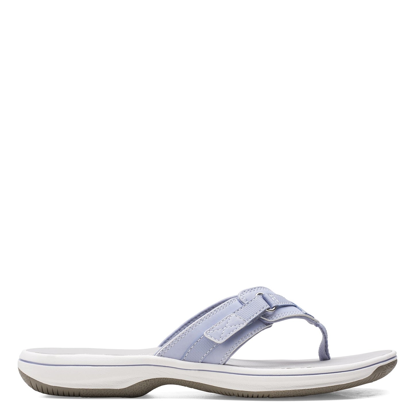 Peltz Shoes  Women's Clarks Breeze Sea Sandal LAVENDER 26158712