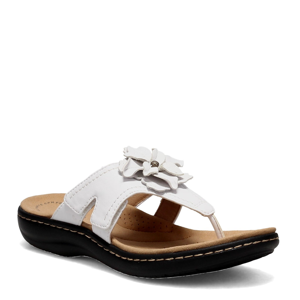 Women's Clarks Laurieann Gema Sandal WHITE 26159318