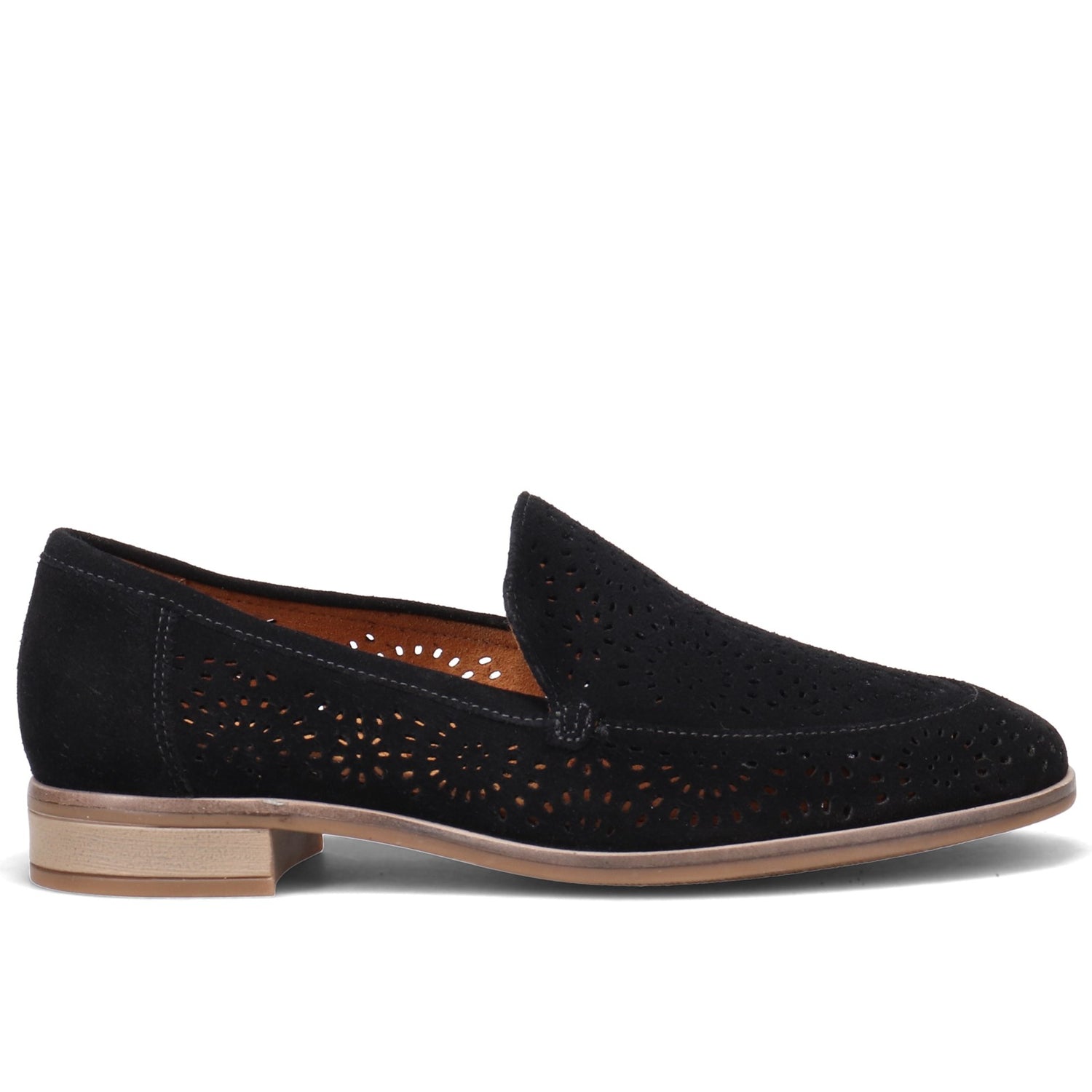 Peltz Shoes  Women's Clarks Trish Calla Loafer BLACK 26159373
