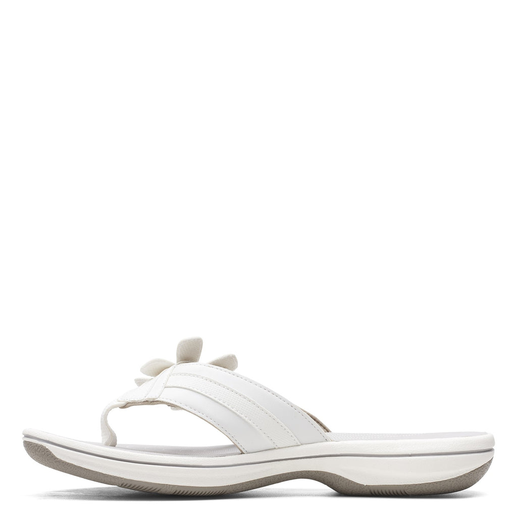 Women's Clarks Brinkley Flora Sandal WHITE 26159860