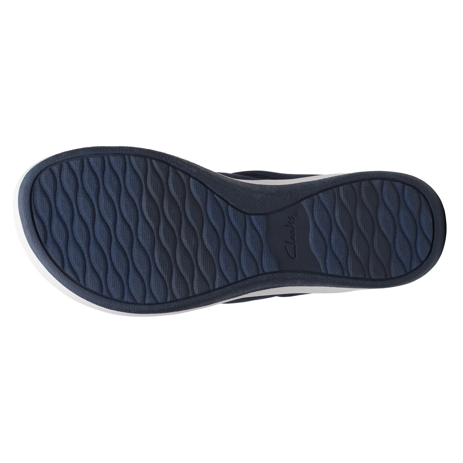 Peltz Shoes  Women's Clarks Arla Kaylie Sandal NAVY 26159898