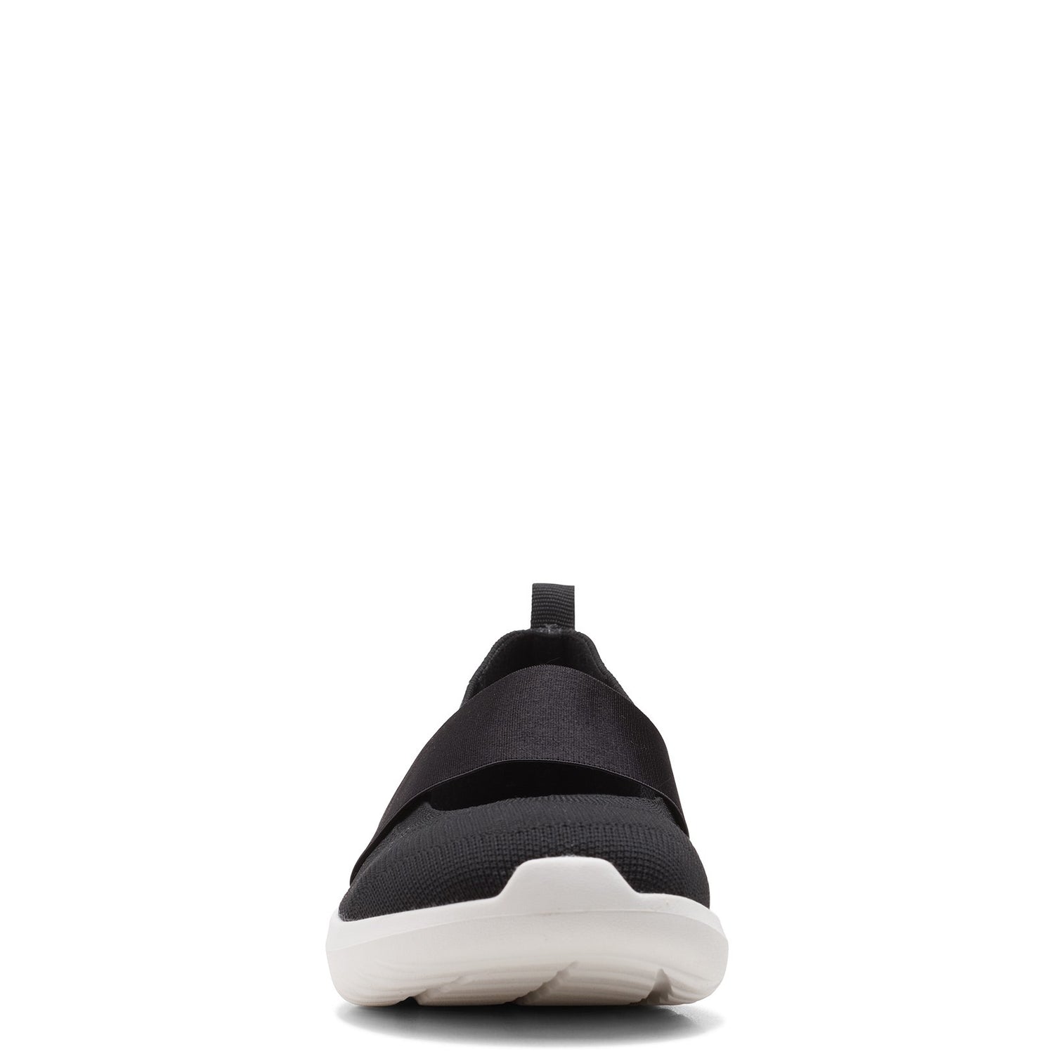 Peltz Shoes  Women's Clarks Nova Sol Slip-On BLACK 26159987