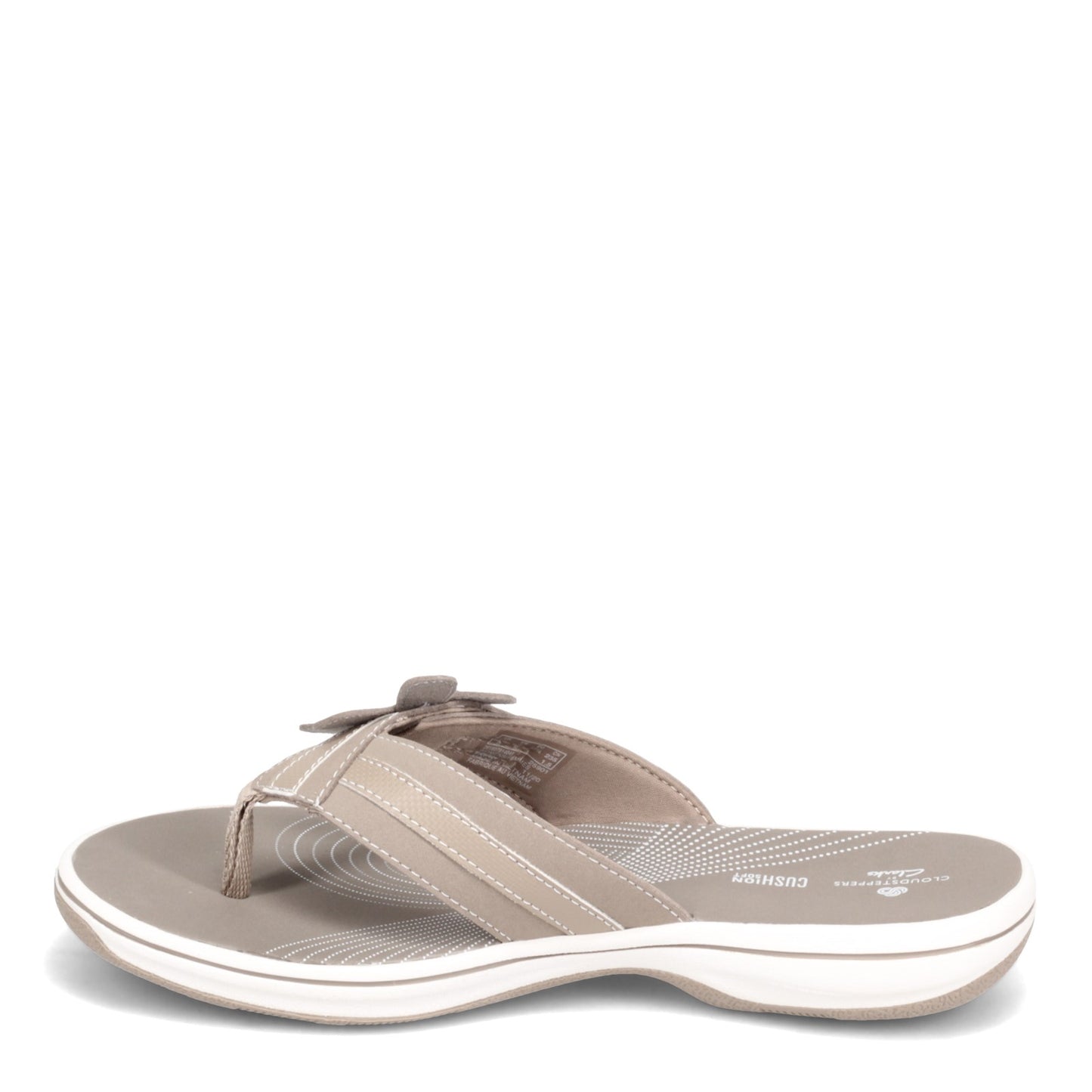 Peltz Shoes  Women's Clarks Brinkley Flora Sandal TAUPE 26160791