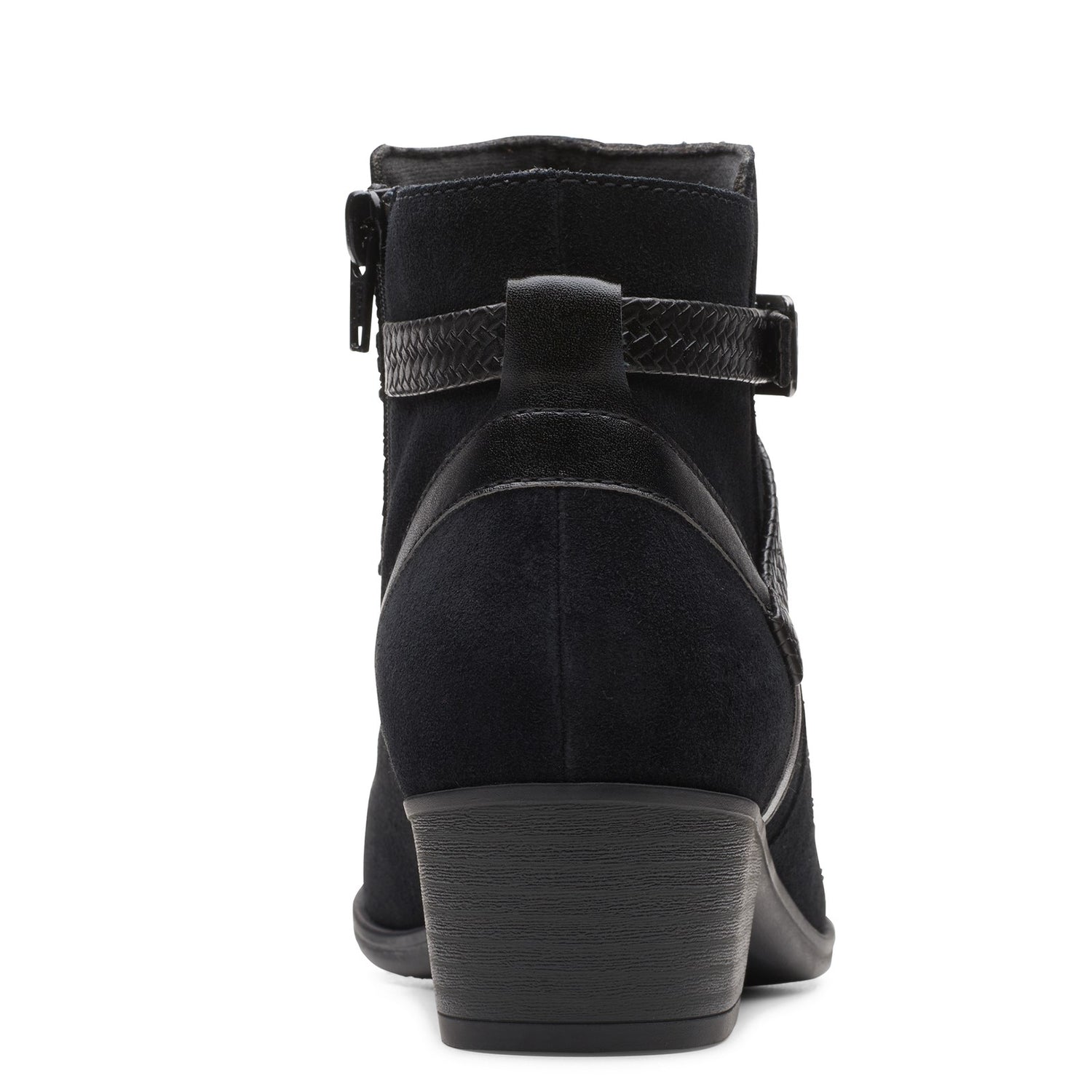 Peltz Shoes  Women's Clarks Adreena High Boot BLACK SUEDE 26161895