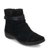 Peltz Shoes  Women's Clarks Cora Braid Boot BLACK 26162006