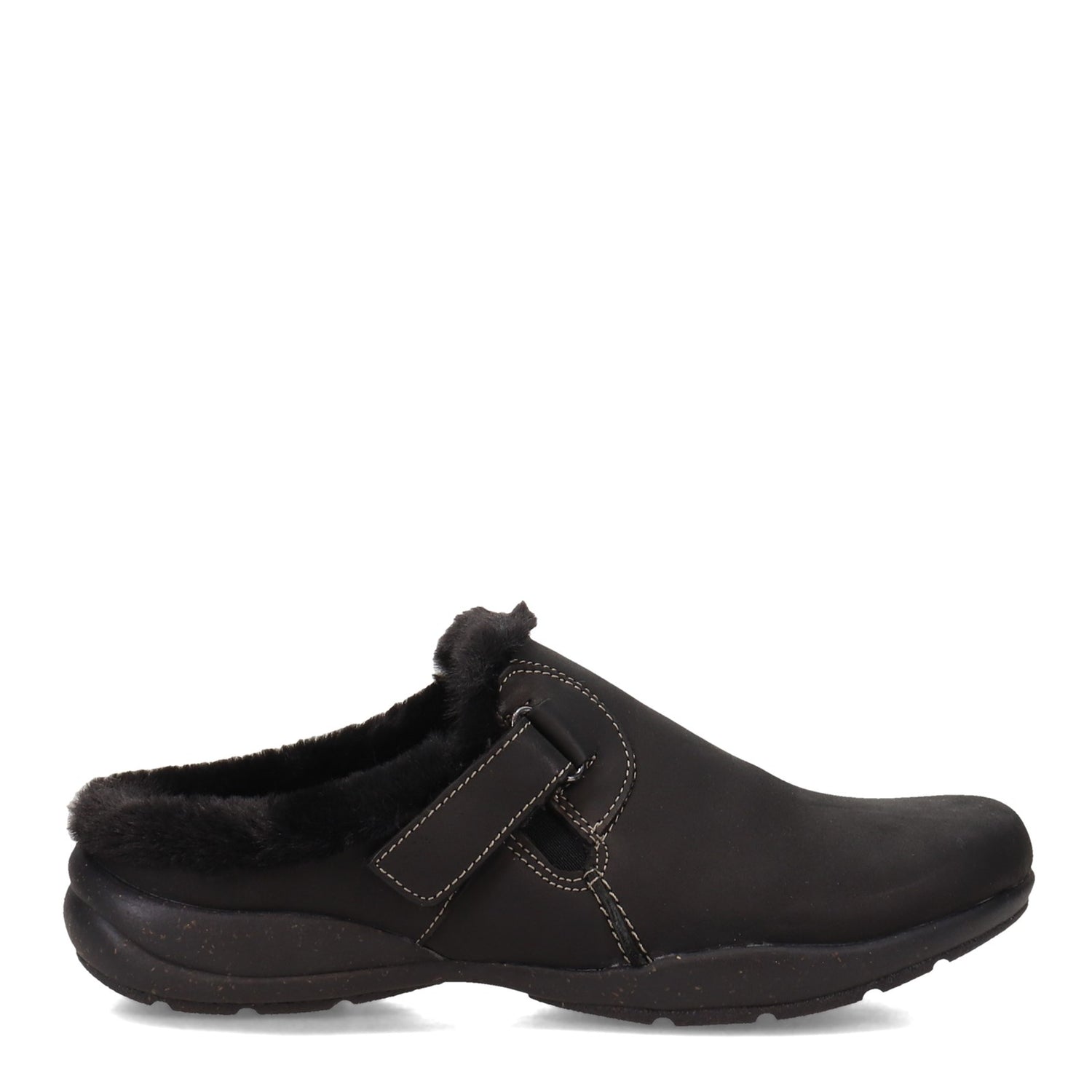 Peltz Shoes  Women's Clarks Roseville Clog BLACK 26162034
