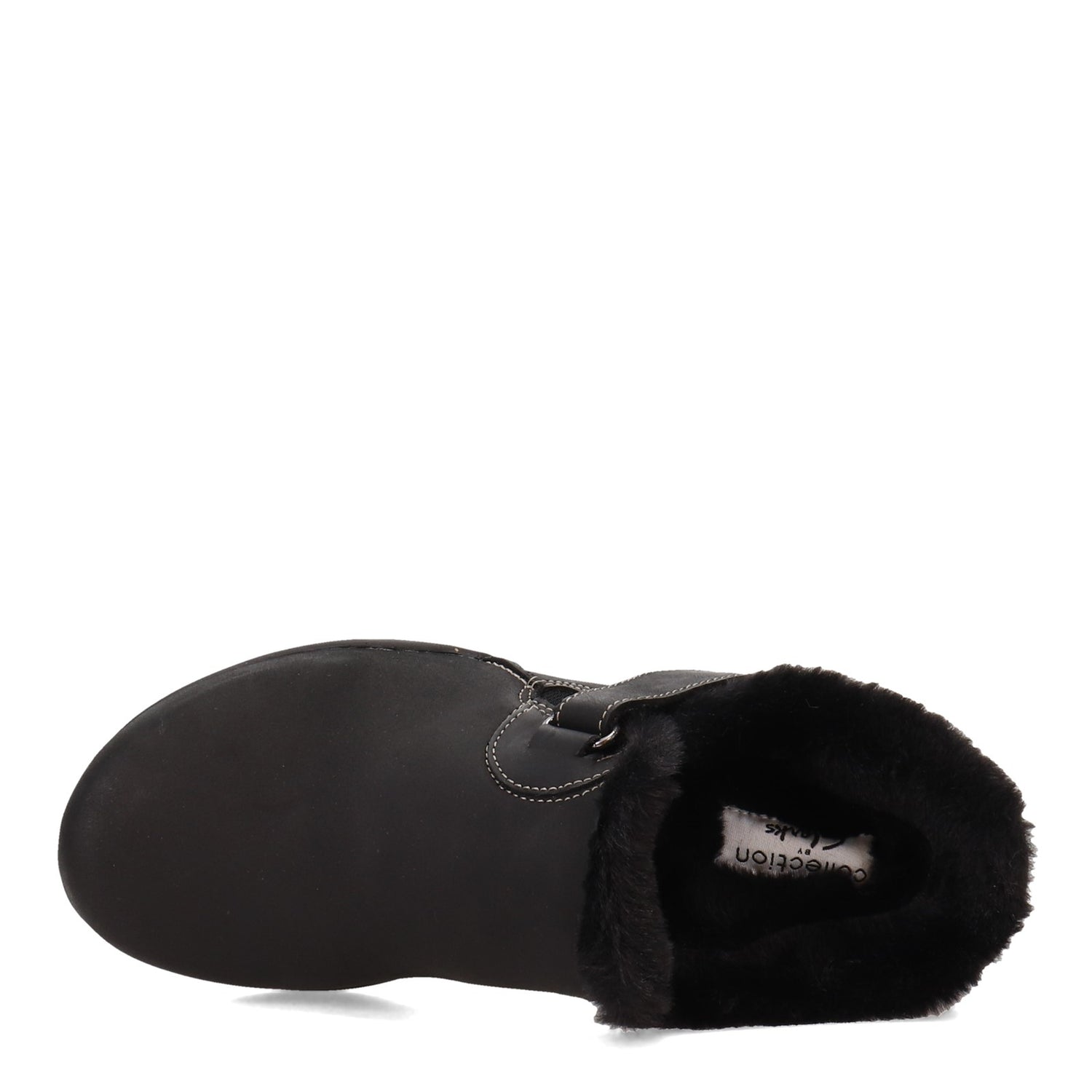 Peltz Shoes  Women's Clarks Roseville Clog BLACK 26162034