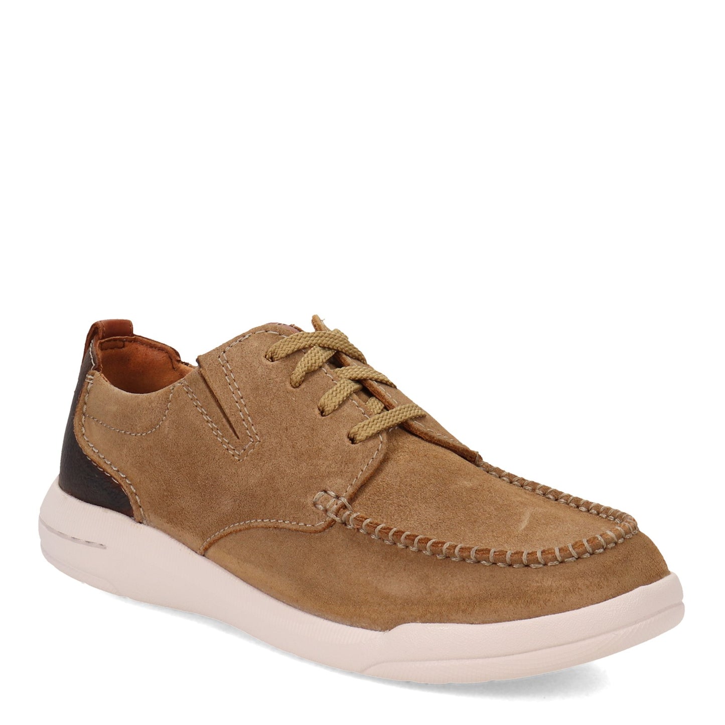 Peltz Shoes  Men's Clarks Driftway Low Oxford DARK SAND 26162959