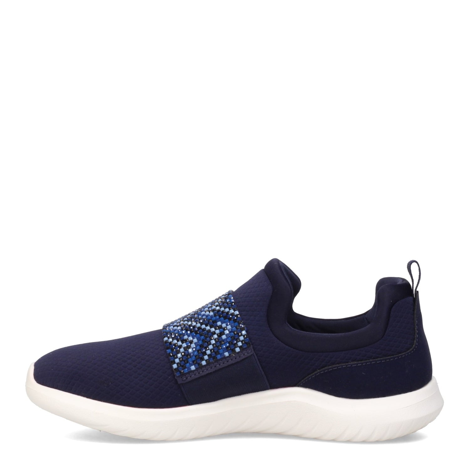 Peltz Shoes  Women's Clarks Nova Way Slip-On NAVY 26162994